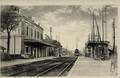 BALBIGNY (Loire) - La Gare - Arrivée d'un train.