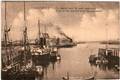 6ZO 54 CPA - OSTENDE - LE CHENAL VERS LA GARE MARITIME