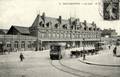 Saint-Quentin - La gare et les tramways - Editeur : PD n°9.