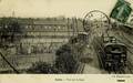 LENS (P.-de-C.) - Vue sur la Gare - Editeur : Delattre, libraire.