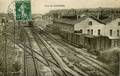 Série de cartes postales anciennes de la Gare et des Trains de Langres (Haute-Marne, 52).