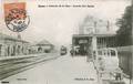 SENS (Yonne) - Intérieur de la gare - Arrivée d'un rapide - Collection : J.D.