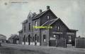 CPA HERENTALS HERENTHALS LA GARE STATION STATIE