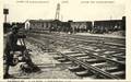 1 - LENS (Pas-de-Calais) - La gare (provisoire) après le bombardement.