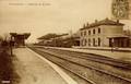 BAZANCOURT (Marne) - Intérieur de l'ancienne gare - Editeur : L.B.