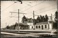 7 - CONDE sur HUISNE (Orne) - Vue intérieure de la gare.