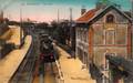38 - PUTEAUX - La Gare (Compagnie des Chemins de fer de l'Ouest).