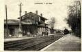 CAUSSADE (T. et G.) - La gare - Arrivée d'un train.