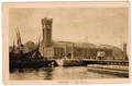 Oude postkaart Oostende "La gare" (pk1105)