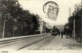 LES MARTRES de VEYRE (Puy-de-Dôme) - La gare et le train.