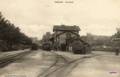 CALLAC (Côtes-du-Nord) - La gare et les trains.