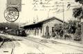 SAINT-LO (Manche) - La Gare et le Train - Editeur : E.Levalley et G.Leperdrial n°40.