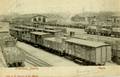 165015, Gezicht op het emplacement van het S.S.-station Venlo te Venlo.