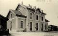 CERCY la TOUR (Nièvre) - La cour de la gare - Editeur : Boichut, libraire à Nevers.