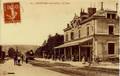 MONTBARD (Côte d'Or) - La gare et l'arrivée d'un train - Editeur : Imprimeries Réunies à Nancy n°89.