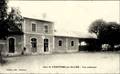 La cour de la gare de VARENNES sur ALLIER (Allier).
