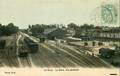 LA SUZE (Sarthe) - La gare, vue générale.
