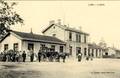 LURE (Haute-Saône) - La cour de la gare.