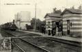 1 - MALANSAC (Morbihan) - La Gare - Arrivée d'un train.