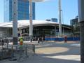 838121, Gezicht op de entree van N.S.-station Utrecht Centraal aan het nieuwe Stationsplein te Utrecht., Goosen, D.C., fotograaf