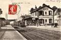 PONT-de-L'ARCHE - La Gare. (carte postée en 1917) - Réseau des Chemins de de l'Etat.