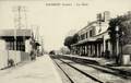 BALBIGNY (Loire) - La Gare - Arrivée d'un train.