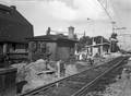 166799, Gezicht op het in aanbouw zijnde nieuwe N.S.-station Velsen Zeeweg te Velsen., Schaik, W.P.F.M. van (Nederlandse Spoorwegen), fotograaf