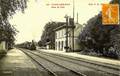 163 - CLAN-JAULNAY (Vienne) - La gare - Arrivée d'un train - Editeur : P.R. à Poitiers.