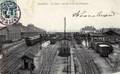 CHAUMONT - La Gare (Cie. de l'Est), vue du Pont-des-Flâneurs.