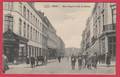 Mons - Rue Rogier et de la Station ... belle animation - 1912 ( voir verso )