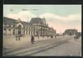 AK Mons, La Station, Bahnhof