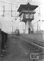 154726, Afbeelding van het seinhuis bij het N.S.-station Maastricht te Maastricht., Nederlandse Spoorwegen, fotograaf