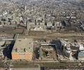 85200, Luchtfoto van het Centraal Station te Utrecht, uit het zuidwesten. Op de voorgrond de Croeselaan met het Beatrixgebouw van de Jaarbeurs (Jaarbeursplein 6), de Knoopkazerne (Mineurslaan 500) en het in aanbouw zijnde Hoofdkantoor Rabobank Nederland (Croeselaan 18). Op de achtergrond het winkelcentrum Hoog Catharijne en de Hoofdadministratiegebouwen van de Nederlandse Spoorwegen aan het Moreelsepark., Fotodienst GAU, fotograaf