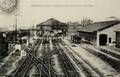 NARBONNE (Aude) - La gare - Vue intérieure, aiguilles.