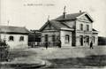 35 - MARLY le ROY - La cour de la Gare.