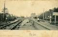 165128, Gezicht op het emplacement van het H.S.M.-station Almelo te Almelo.
