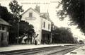 SENNECEY le GRAND (S.-et-L.) - La Gare côté voies - Editeur : Vve. Gaillard.
