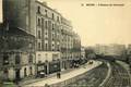 22 - BECON - Avenue de Chevreuil (au fond, la gare).
