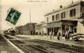 AUVERS sur OISE (S. et O.) - La gare - Editeur : A. Seyès, imprimeur à Pontoise.