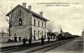 SAINT-ANTOINE-de-BREUILH (Dordogne) - La Gare (du Paris-Orléans) - Arrivée du train de Bergerac.