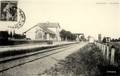 GEMOZAC (Charente-Maritime) - La Gare côté voies.