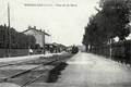 VINCELLES (Yonne) - Vue de la gare et du train.
