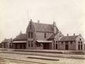 156900, Gezicht op het station Grubbenvorst-Lottum van de Staatsspoorwegen te Grubbenvorst., Onbekend