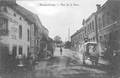 Remouchamps - Rue de la Gare (animée, attelage, boulanderie et épicerie du centre (1912)