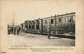 Bombardement de COMPIEGNE par avion (5 septembre 1915) - Wagons détruits en gare.