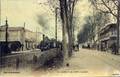 SAINT-LAURENT du VAR (A.M.) - Un train passe devant l'ancienne gare.