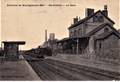 Environs de Boulogne sur Mer - NEUFCHATEL (Pas-de-Calais) - La gare et le train.