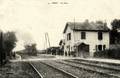 NEAU (Mayenne) - La gare et le train - Editeur : Lhuissier-Herbault n°4.