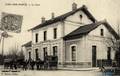 LIZY sur OURCQ (Seine et Marne) - La cour de la Gare.