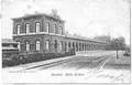 AARSCHOT-STATION-GARE-GELOPEN KAART 1902-ZELDZAAM!!!!